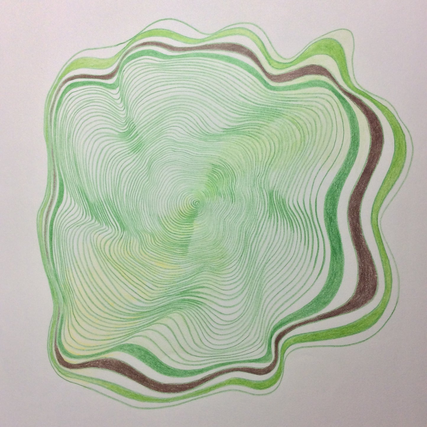 SOLD - Green Spiral
