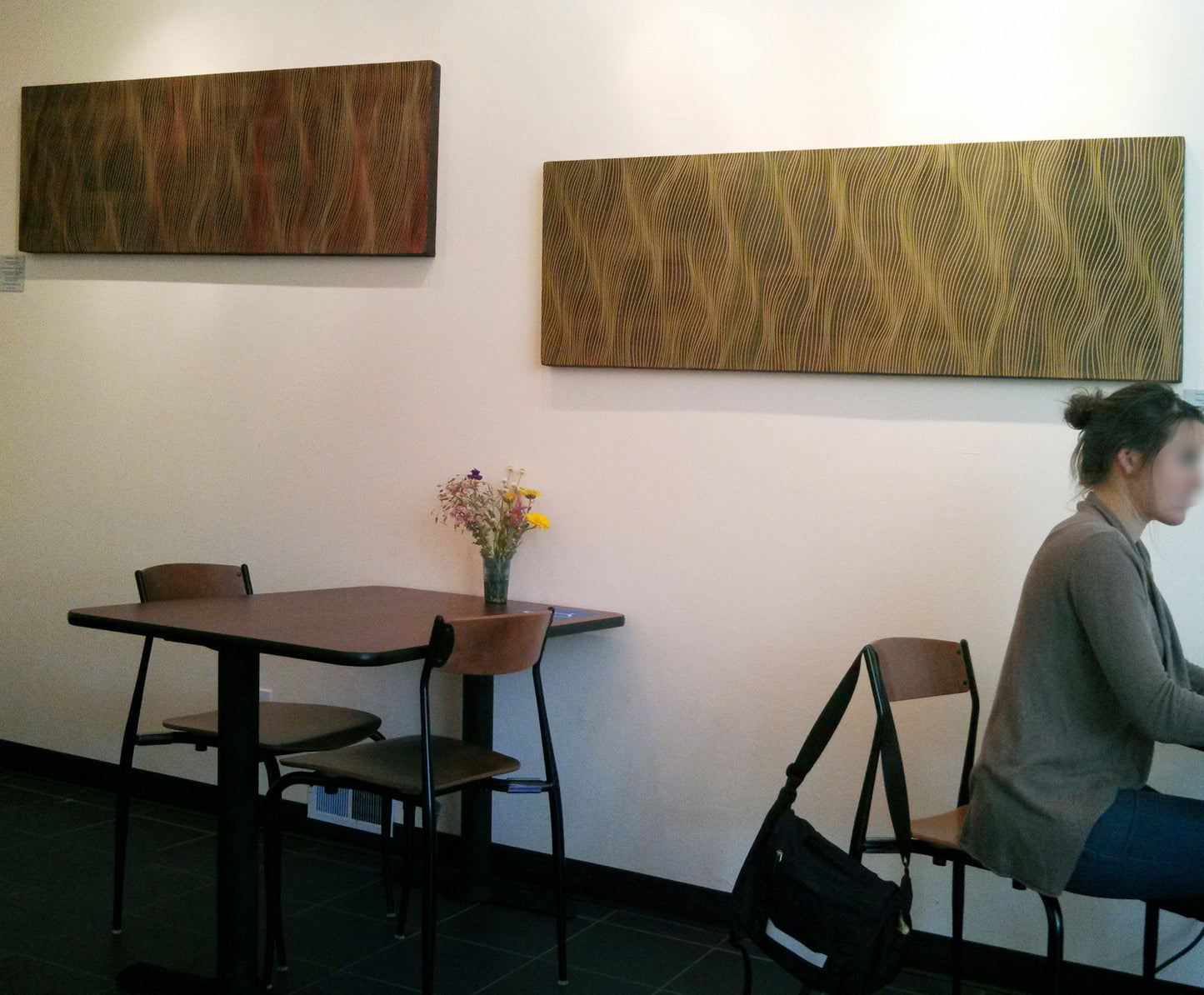 SOLD OUT - Meditation in Green 20 x 60 inches - SOLD OUT