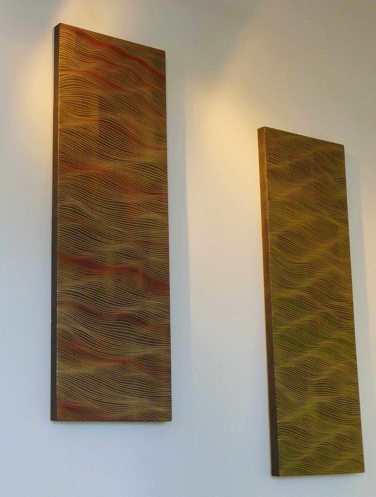 Meditation in Red 20 x 60 inches - free shipping in USA