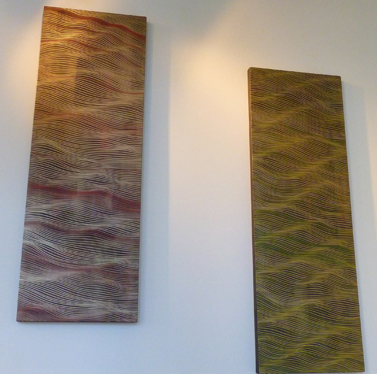 SOLD OUT - Meditation in Green 20 x 60 inches - SOLD OUT