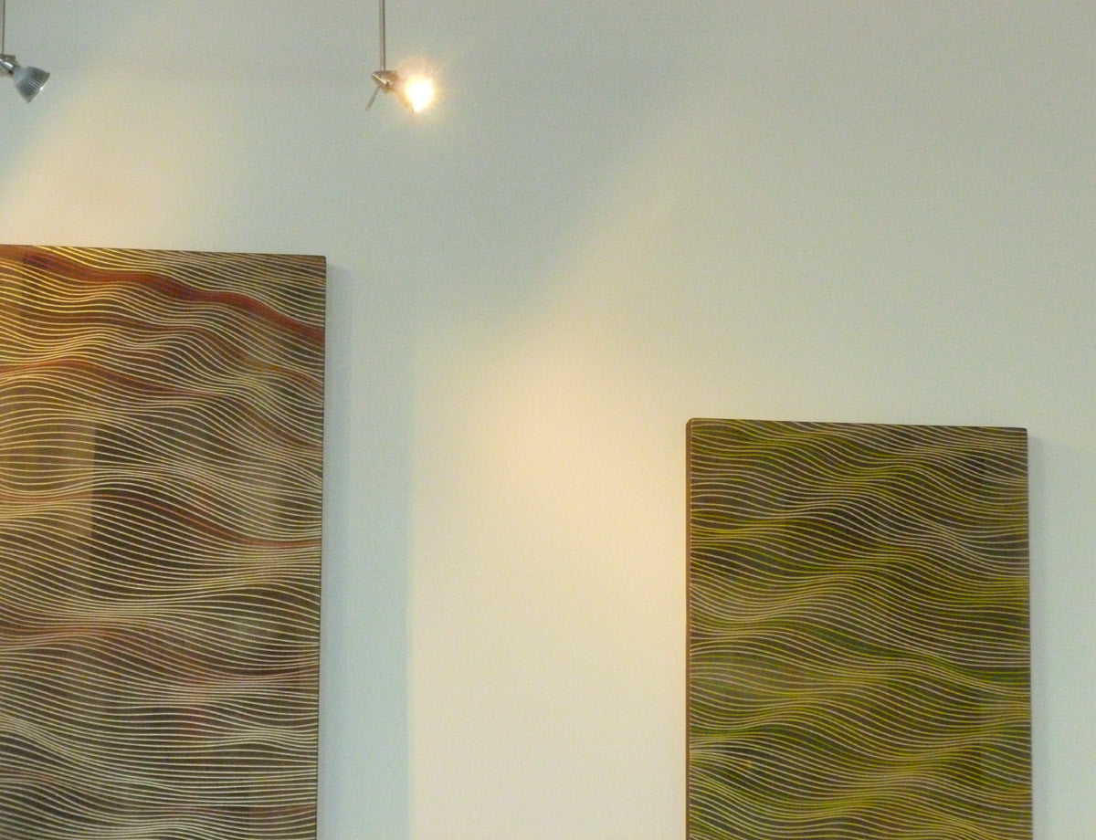 SOLD OUT - Meditation in Green 20 x 60 inches - SOLD OUT