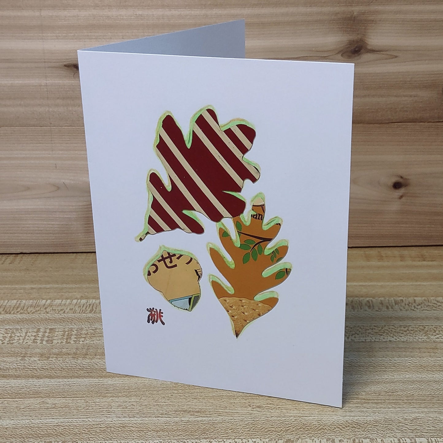 Set of 5 Original Greeting Card - Woods