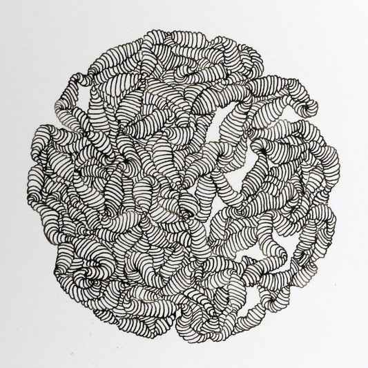 Original  7.5"x9" Ink Drawing on Paper M106 "Odd Ball"