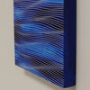 12x12 Blue - Original Acrylic Painting on Wood Panel - free shipping