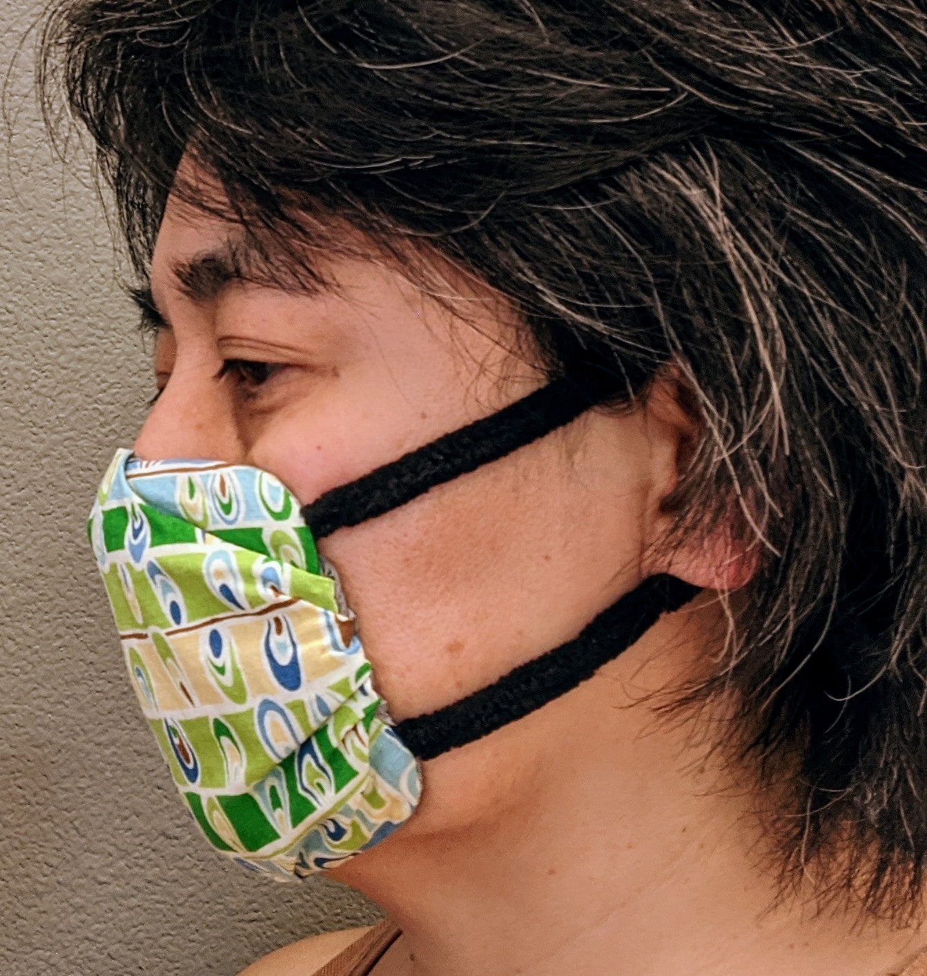small green no nose strip