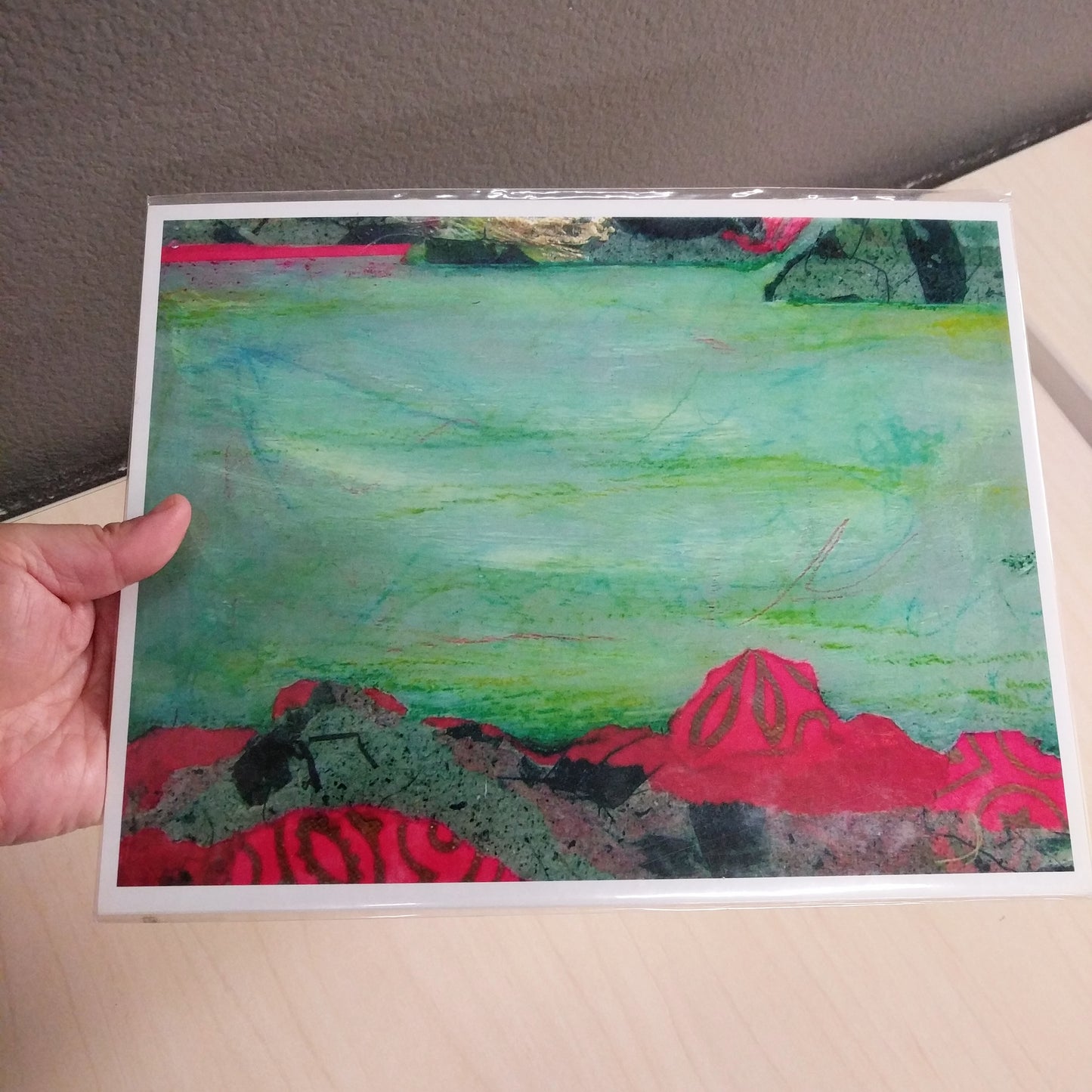 Coral Sea - Print on Paper 8.5x11- Free Shipping in USA