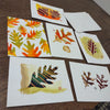 Set of 6 Original Greeting Card - Autumn