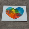 Set of 7 Original Mini Notecards - Momofied Colorful Hearts
