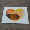Set of 7 Original Mini Notecards - Momofied Sepia Hearts