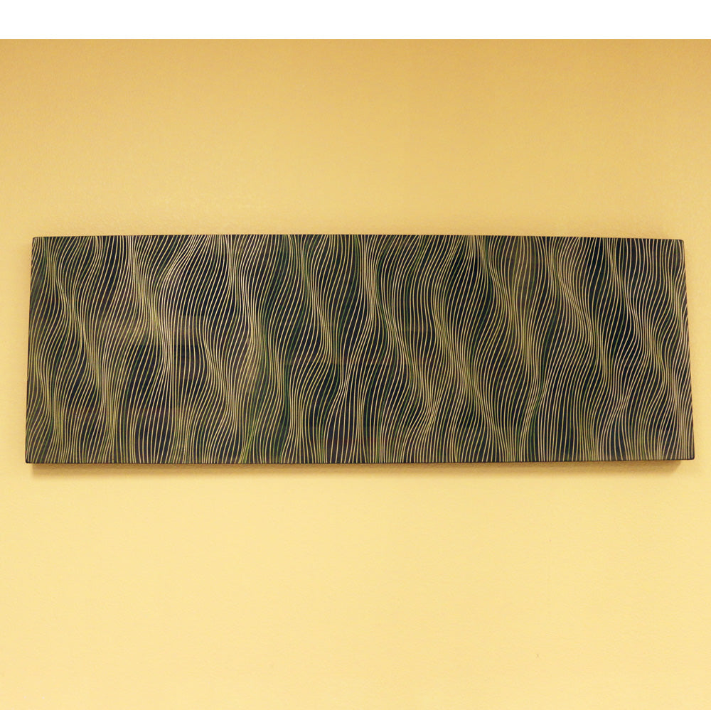 SOLD OUT - Meditation in Green 20 x 60 inches - SOLD OUT