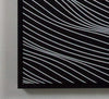 White on Black 2x3 feet A framed - Free Shipping in USA