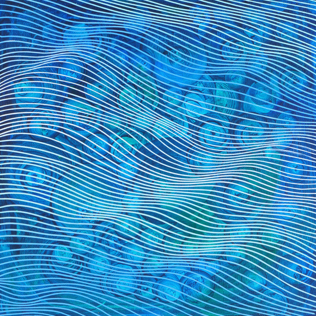 Brook Blue - Print on Paper 13 x 19 - free shipping in USA