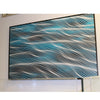 SOLD OUT - Aqua Turquoise 30x48 with frame - SOLD OUT