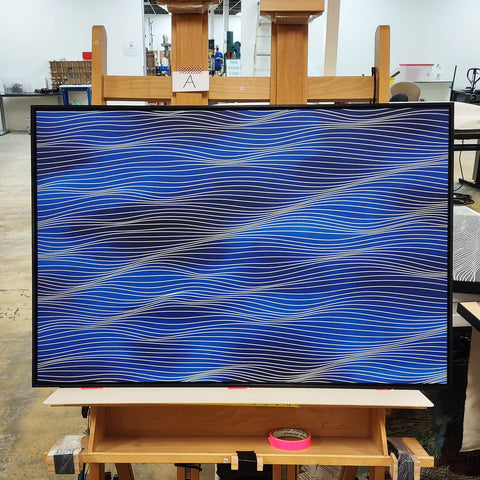 SOLD OUT - 2015 Aqua 24x36 with frame A - SOLD OUT