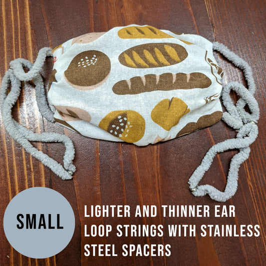Small - Thinner Ear Loops with Stainless Steel Beads