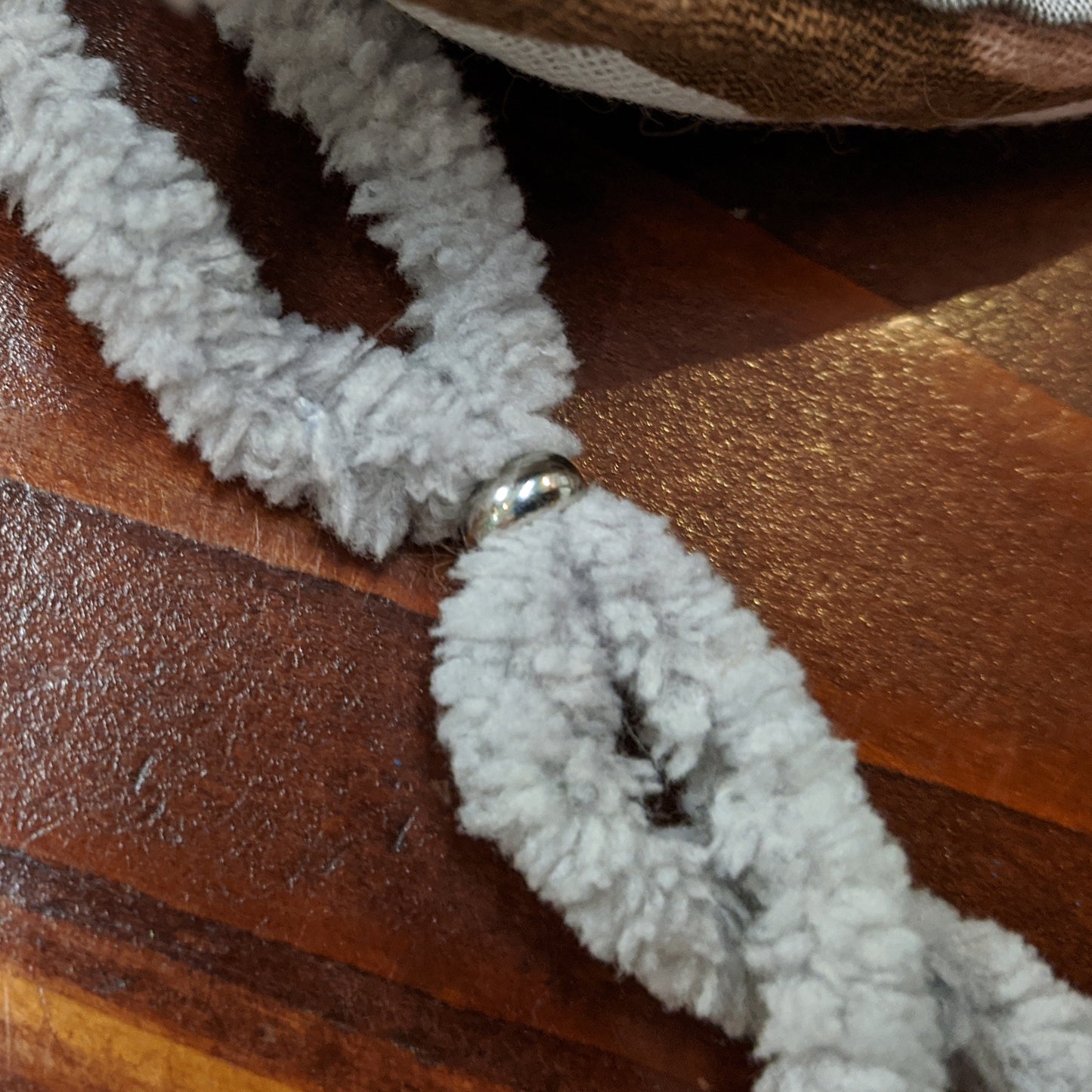 Small - Thinner Ear Loops with Stainless Steel Beads