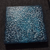 Texture Experiment 8x8 Turquoise with Metallic Blue